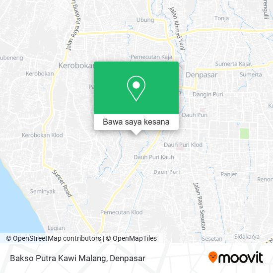 Peta Bakso Putra Kawi Malang