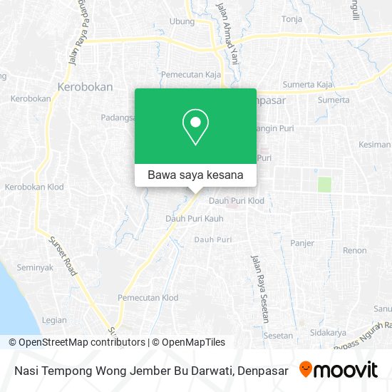 Peta Nasi Tempong Wong Jember Bu Darwati