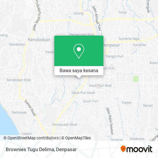 Peta Brownies Tugu Delima