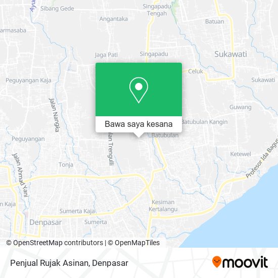 Peta Penjual Rujak Asinan
