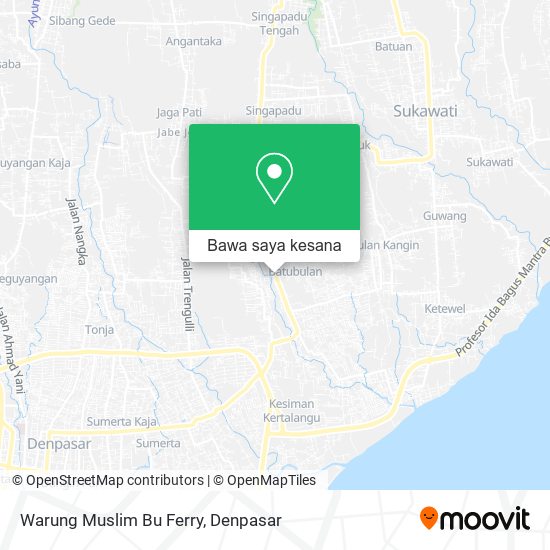 Peta Warung Muslim Bu Ferry