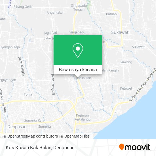 Peta Kos Kosan Kak Bulan
