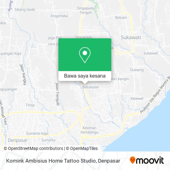 Peta Komink Ambisius Home Tattoo Studio