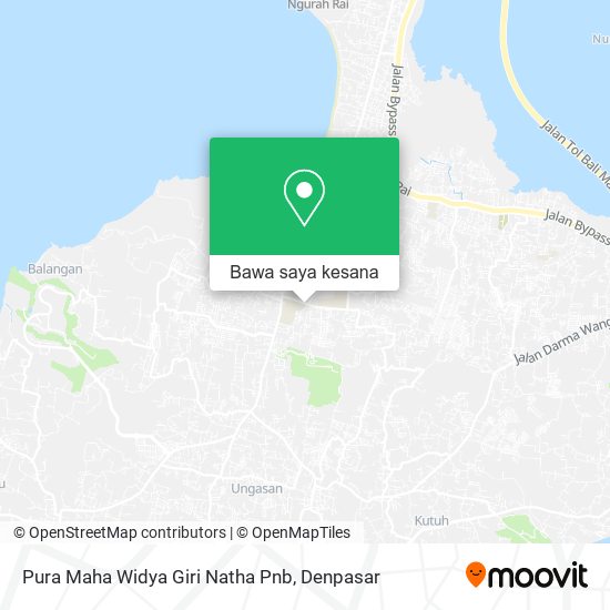 Peta Pura Maha Widya Giri Natha Pnb