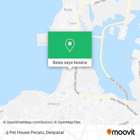 Peta Jj Pet House Pecatu