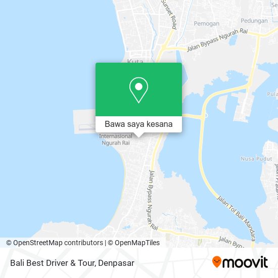 Peta Bali Best Driver & Tour