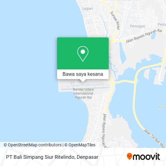 Peta PT Bali Simpang Siur Ritelindo