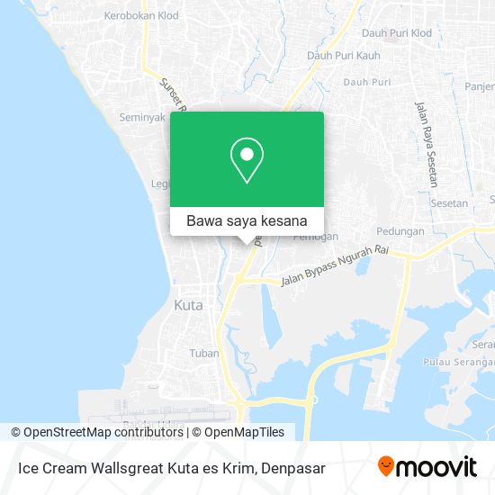 Peta Ice Cream Wallsgreat Kuta es Krim