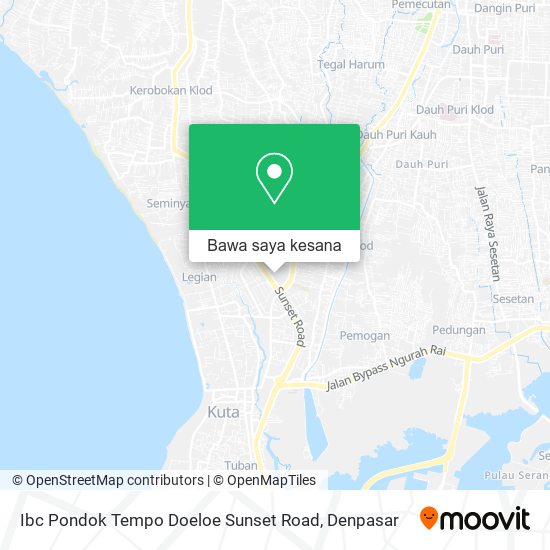 Peta Ibc Pondok Tempo Doeloe Sunset Road
