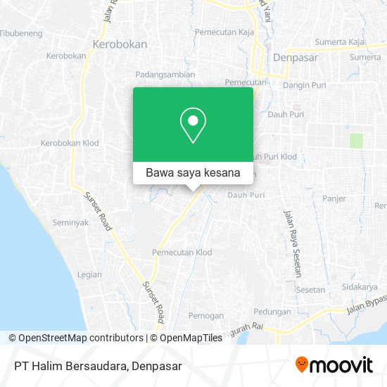 Peta PT Halim Bersaudara