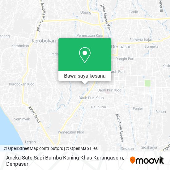 Peta Aneka Sate Sapi Bumbu Kuning Khas Karangasem