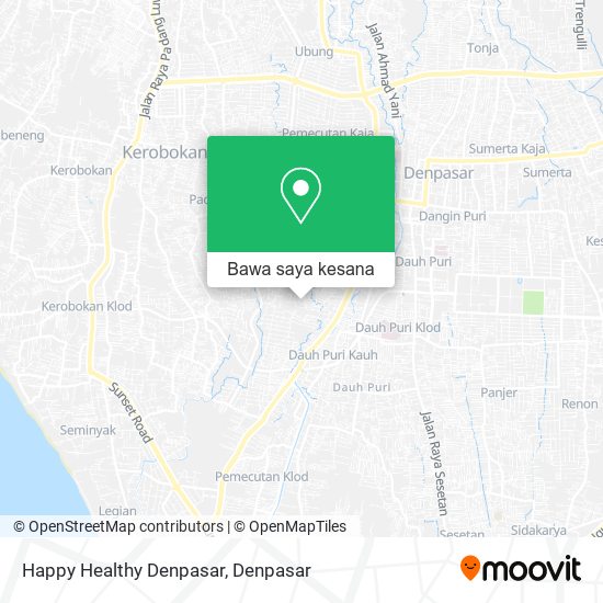 Peta Happy Healthy Denpasar