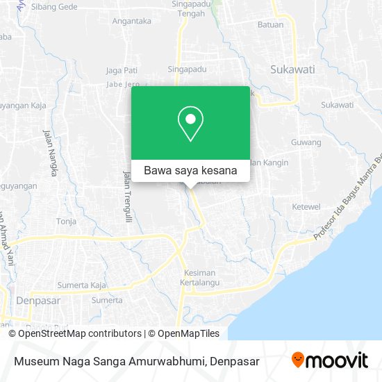Peta Museum Naga Sanga Amurwabhumi