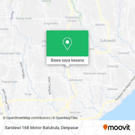 Peta Saridewi 168 Motor Batubula