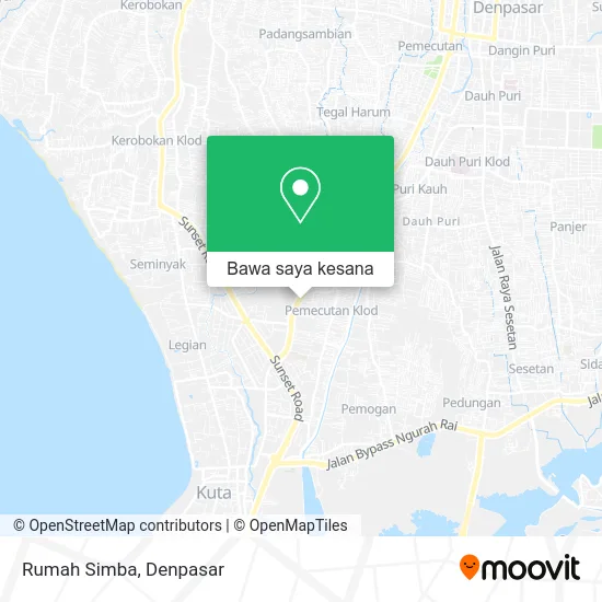 Peta Rumah Simba