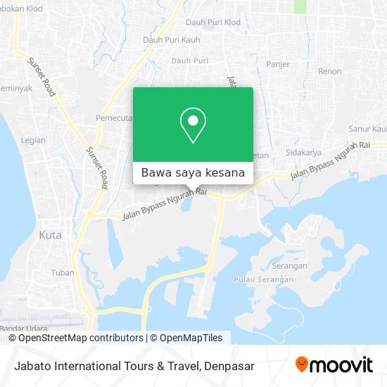 Peta Jabato International Tours & Travel