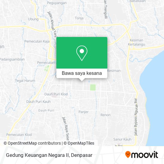 Peta Gedung Keuangan Negara II
