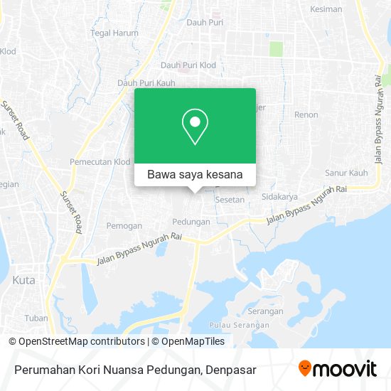 Peta Perumahan Kori Nuansa Pedungan