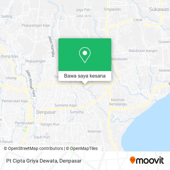 Peta Pt Cipta Griya Dewata
