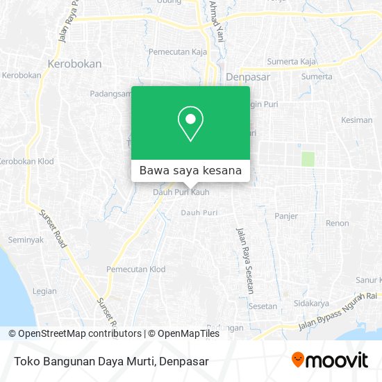 Peta Toko Bangunan Daya Murti