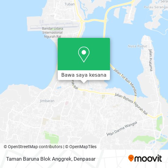 Peta Taman Baruna Blok Anggrek