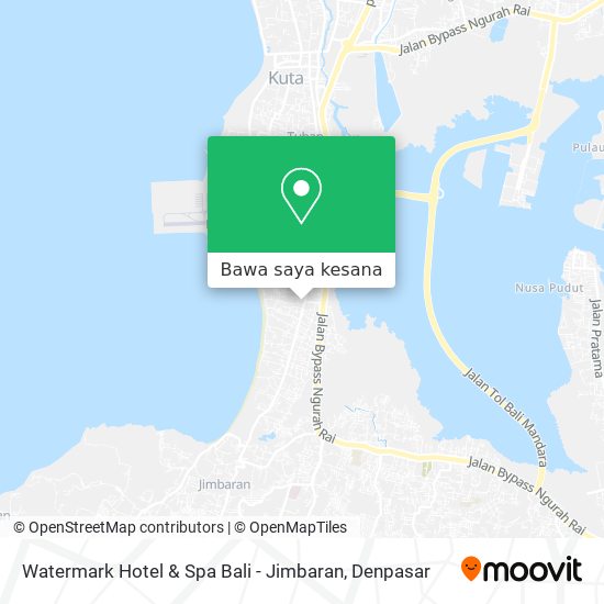 Peta Watermark Hotel & Spa Bali - Jimbaran