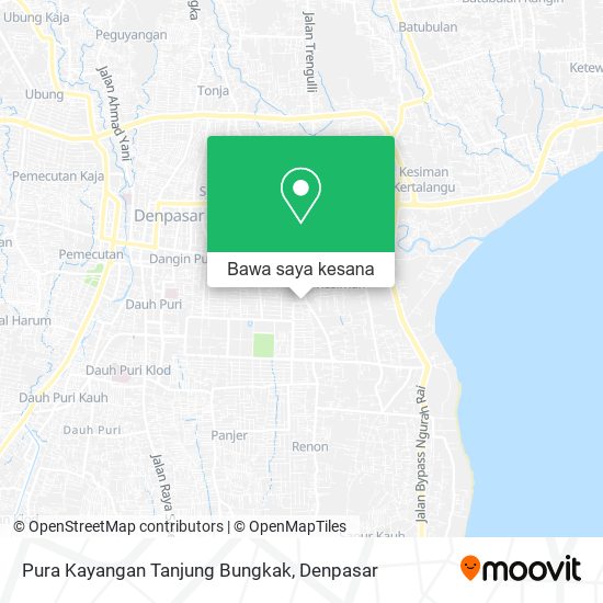 Peta Pura Kayangan Tanjung Bungkak