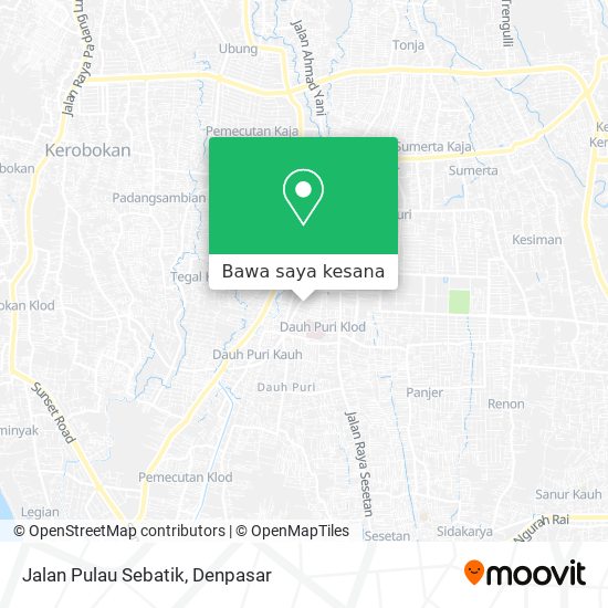 Peta Jalan Pulau Sebatik