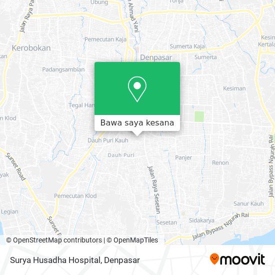 Peta Surya Husadha Hospital