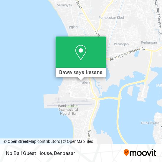 Peta Nb Bali Guest House