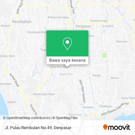 Peta Jl. Pulau Rembulan No.49