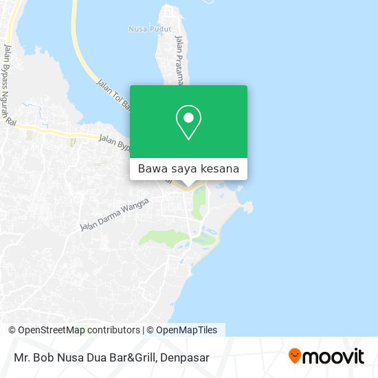 Peta Mr. Bob Nusa Dua Bar&Grill