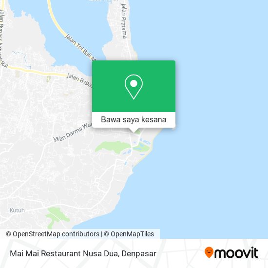Peta Mai Mai Restaurant Nusa Dua