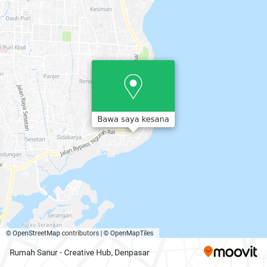 Peta Rumah Sanur - Creative Hub