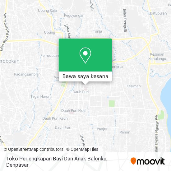 Peta Toko Perlengkapan Bayi Dan Anak Balonku