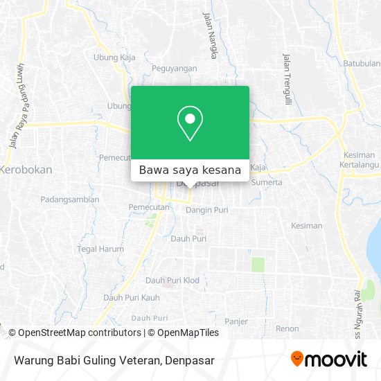 Peta Warung Babi Guling Veteran