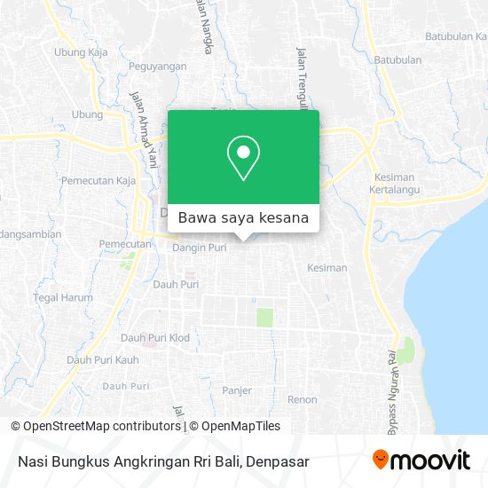 Peta Nasi Bungkus Angkringan Rri Bali