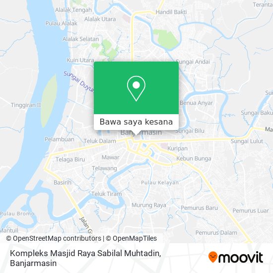 Peta Kompleks Masjid Raya Sabilal Muhtadin
