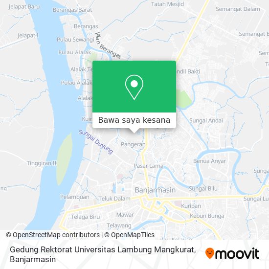 Peta Gedung Rektorat Universitas Lambung Mangkurat