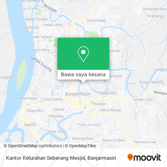 Peta Kantor Kelurahan Seberang Mesjid