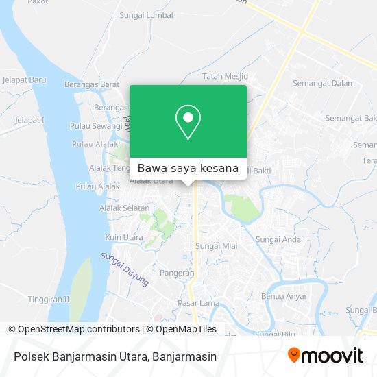Peta Polsek Banjarmasin Utara