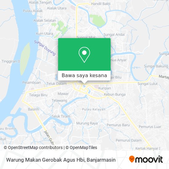 Peta Warung Makan Gerobak Agus Hbi