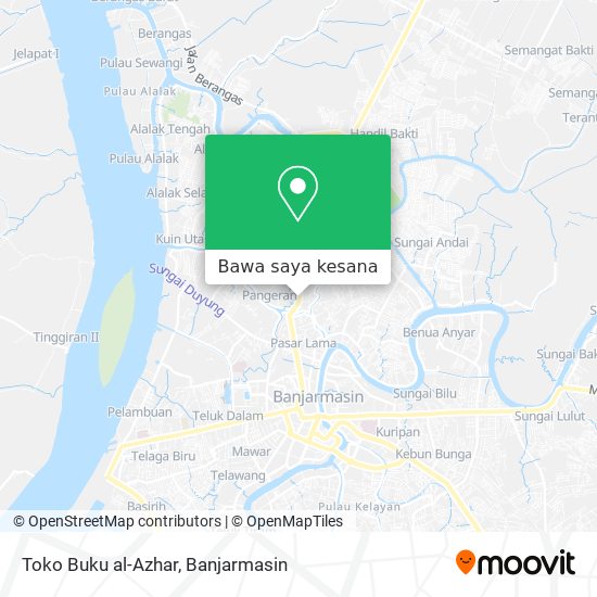 Peta Toko Buku al-Azhar