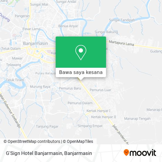 Peta G'Sign Hotel Banjarmasin