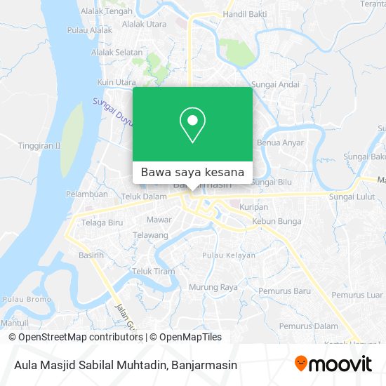 Peta Aula Masjid Sabilal Muhtadin