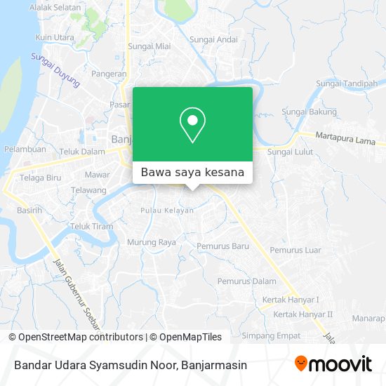 Peta Bandar Udara Syamsudin Noor
