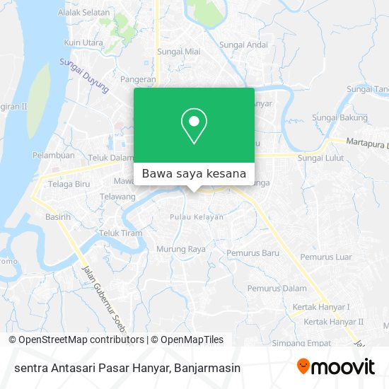 Peta sentra Antasari Pasar Hanyar