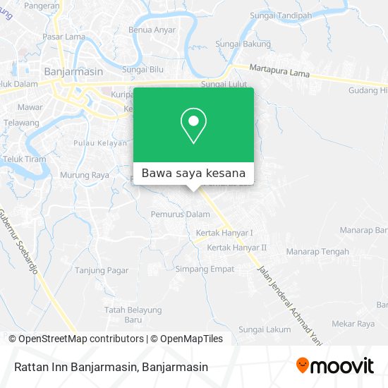 Peta Rattan Inn Banjarmasin