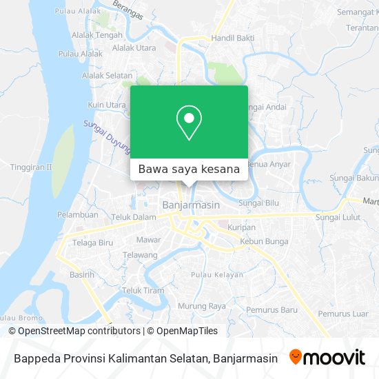 Peta Bappeda Provinsi Kalimantan Selatan