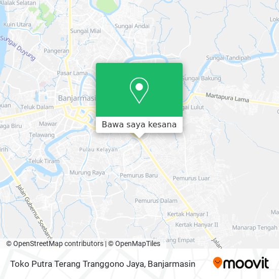 Peta Toko Putra Terang Tranggono Jaya
